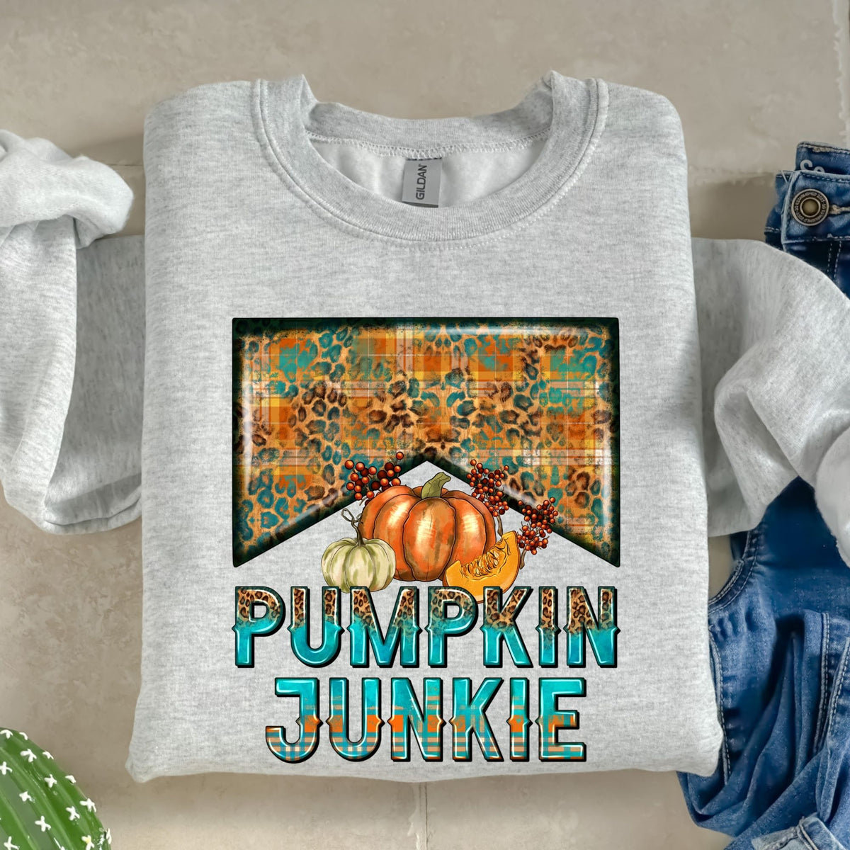 Pumpkin Junkie-47199-DTF transfer