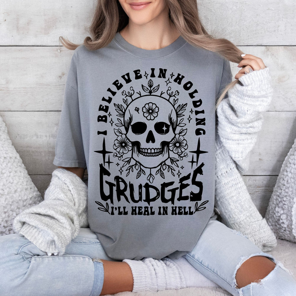 Believe in Holding Grudges-38882-DTF transfer