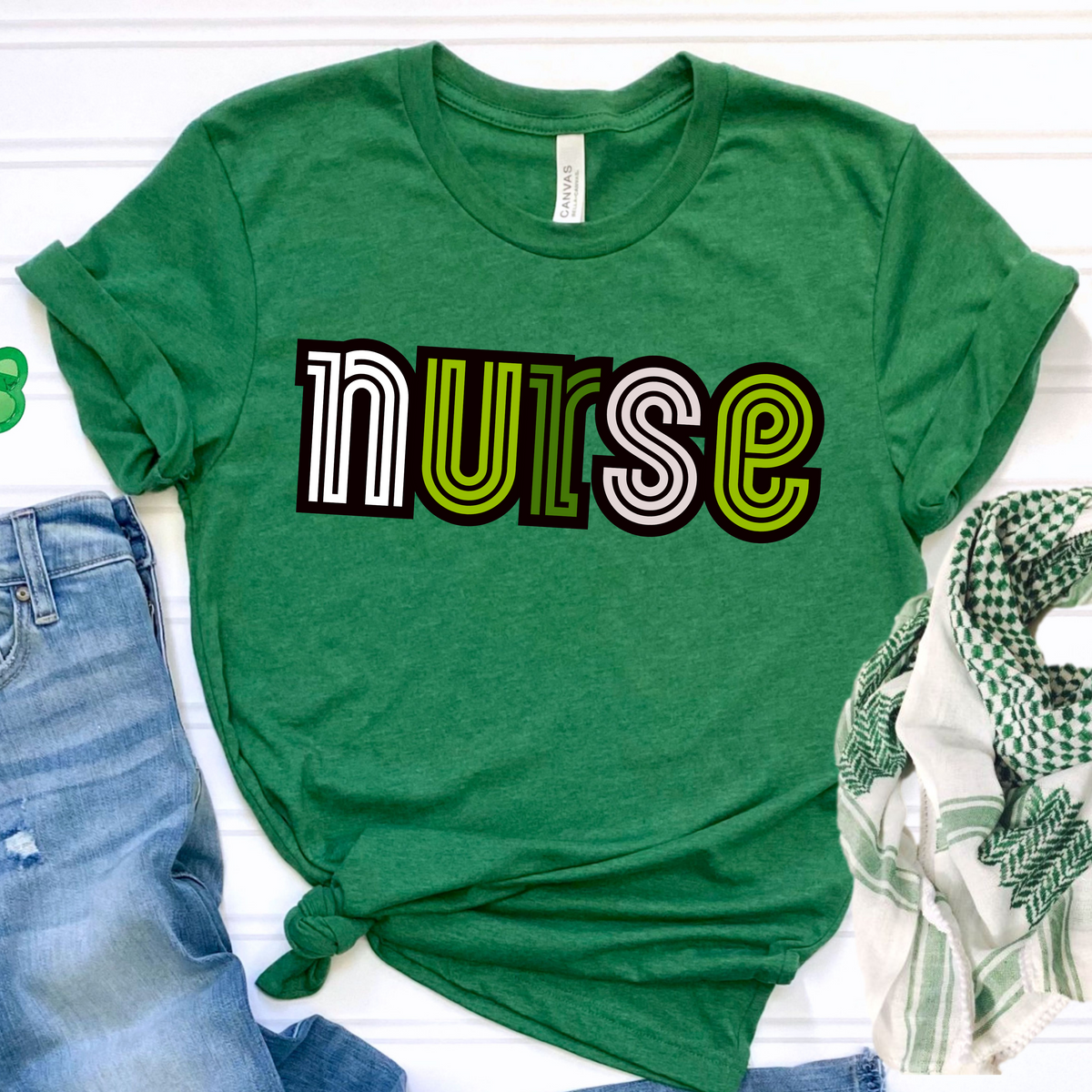Nurse  st patty day (CITY) DTF transfer