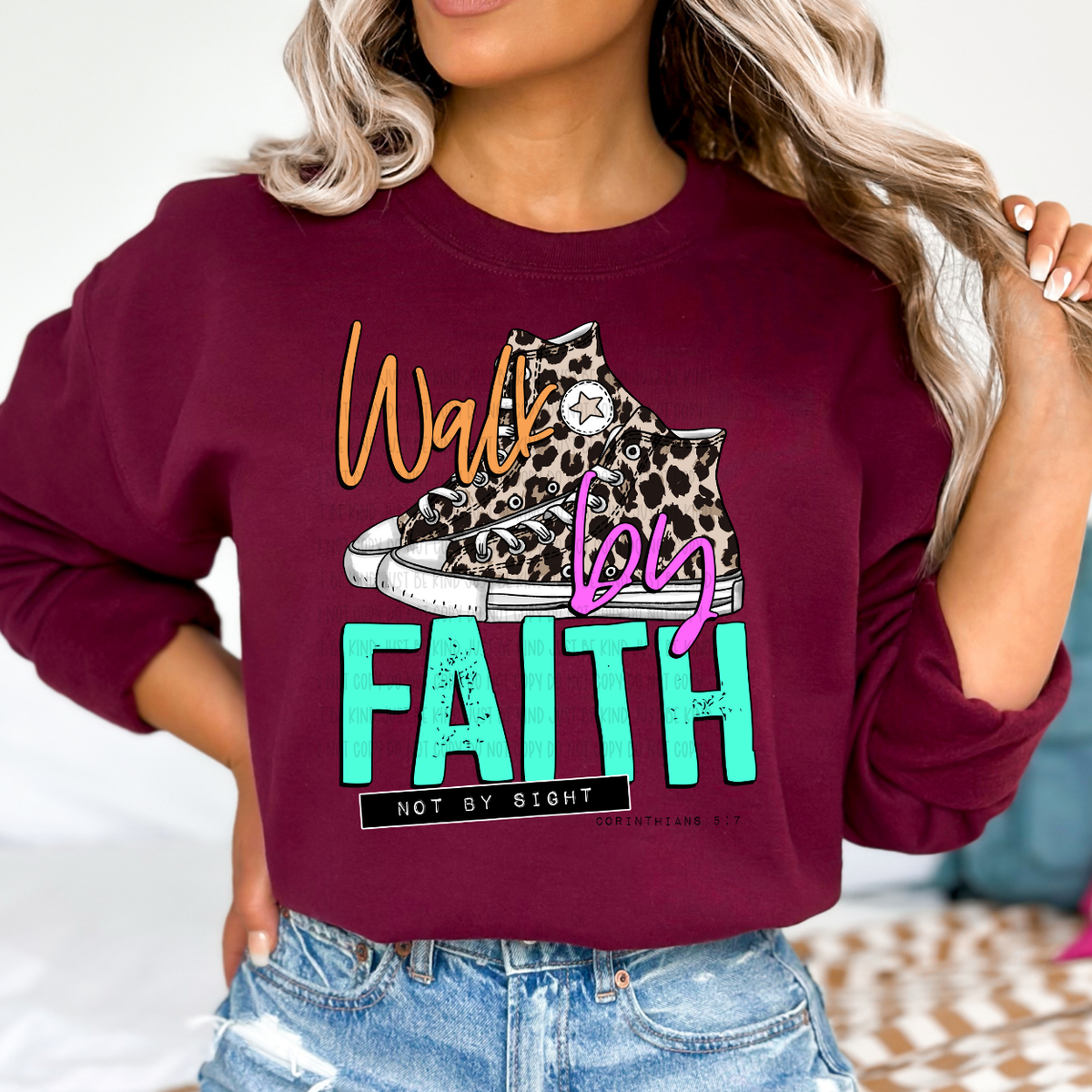 Walk By Faith (Kayndi) 72972 DTF Transfer