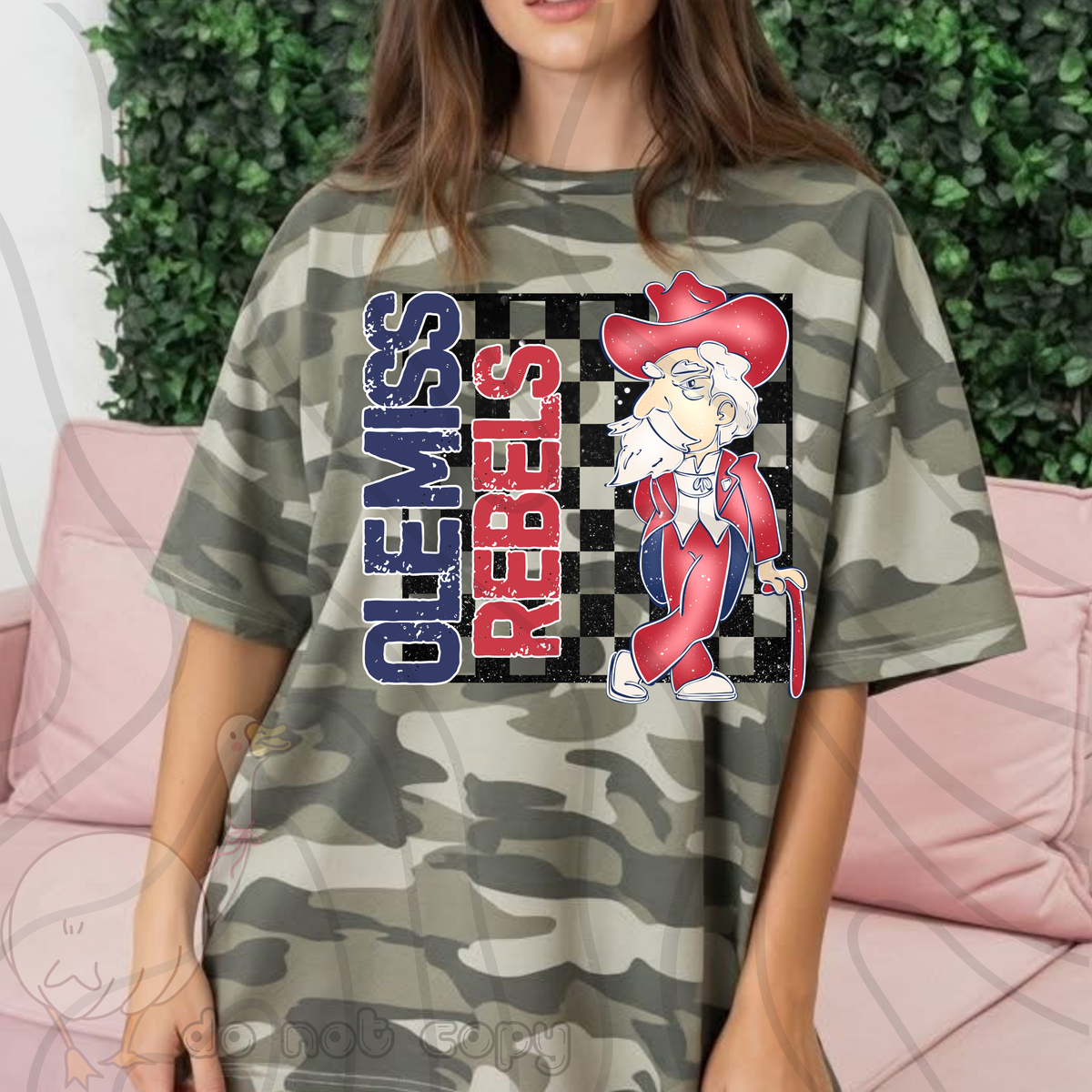 ole miss rebels 82 college mocks (dkdbk) DTF transfer