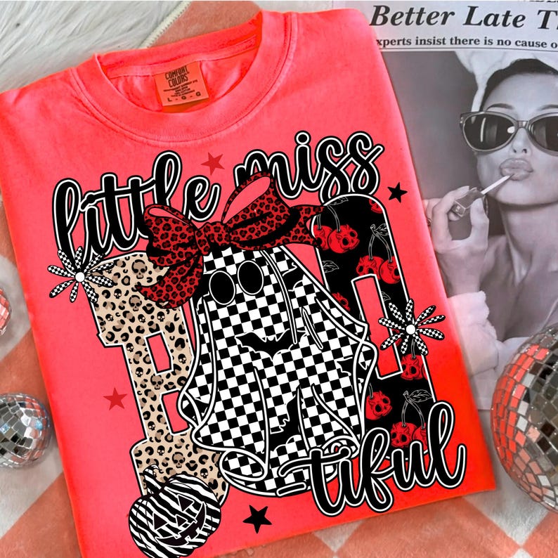 Little miss boo tiful 109819 DTF transfers