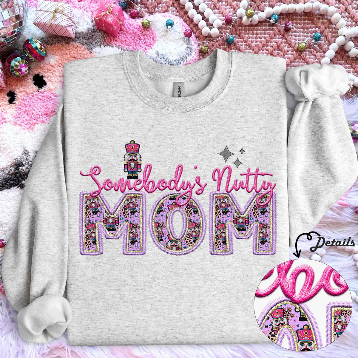 Somebody’s nutty mom (HW) 67046 DTF transfer