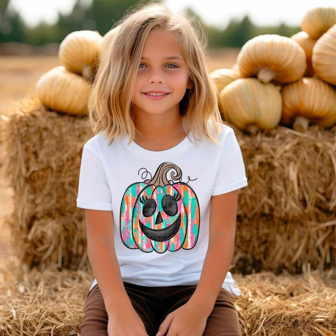 Brushstroke pumpkin 52815 DTF transfer