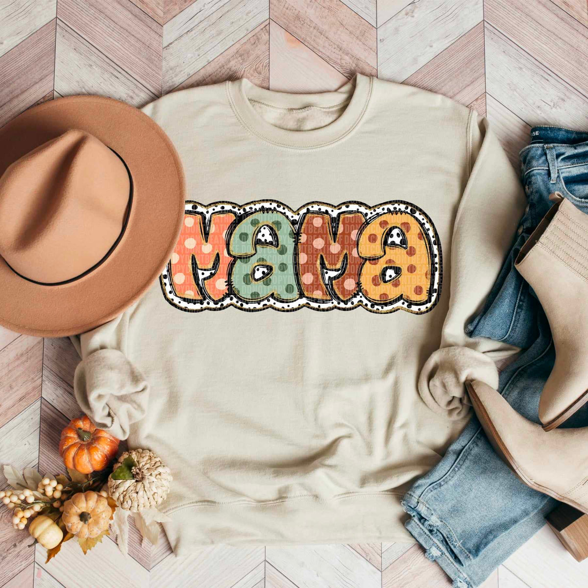 Mama Dalmatian background  53526 DTF transfer