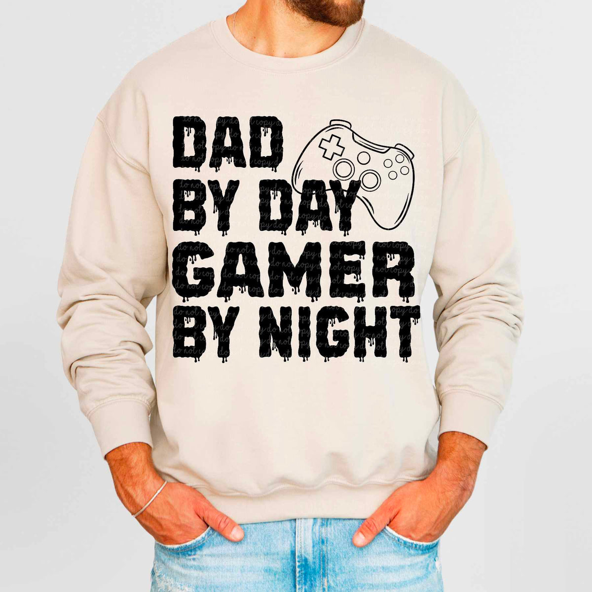 Dad by day gamer by night (CMLD) 84744 DTF transfer