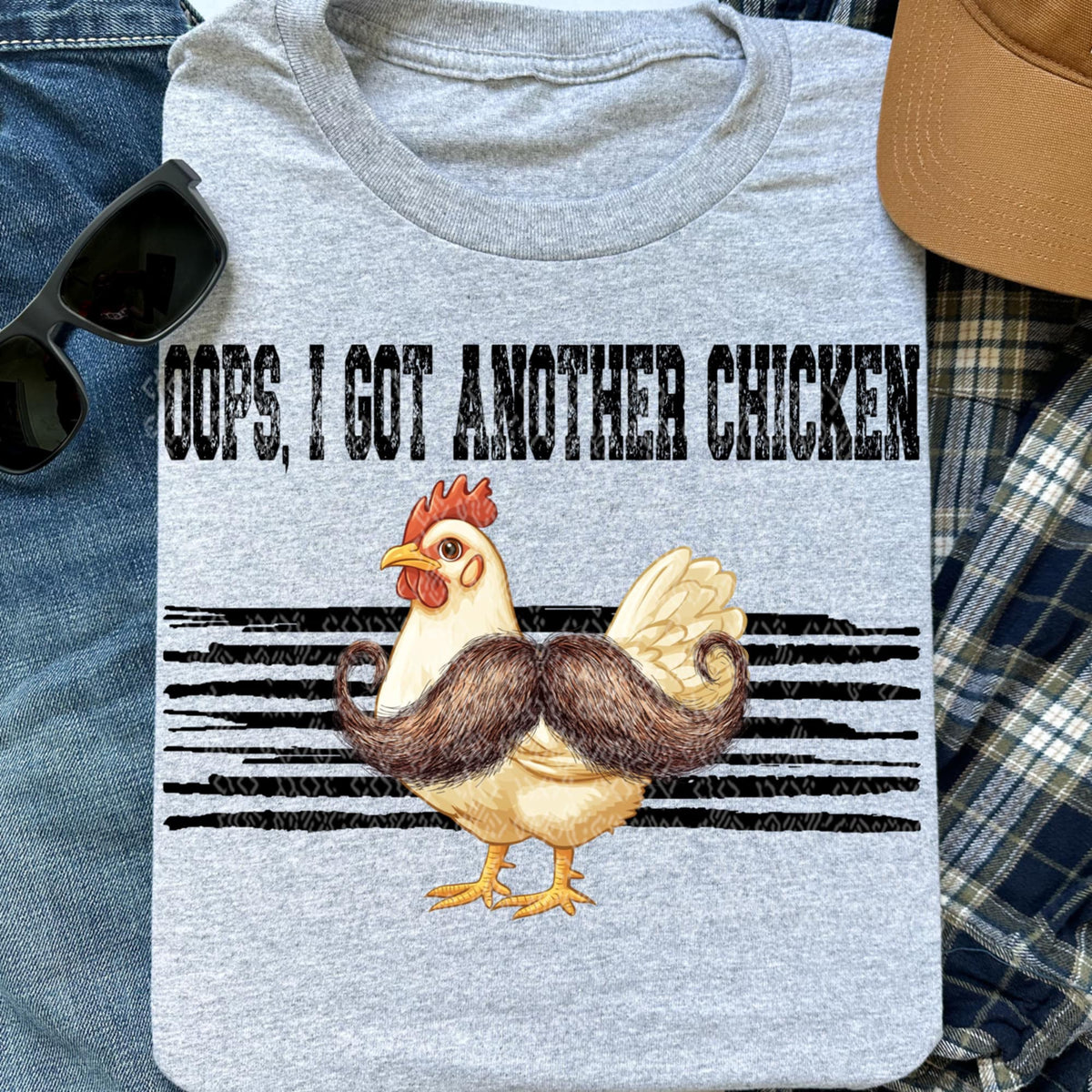 Oops, I got another chicken (TTD) 87959 DTF transfer