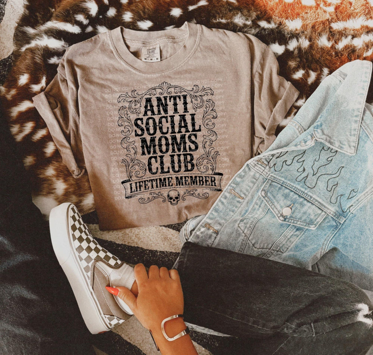 Antisocial Mom Club lifetime member SCG DTF Transfer
