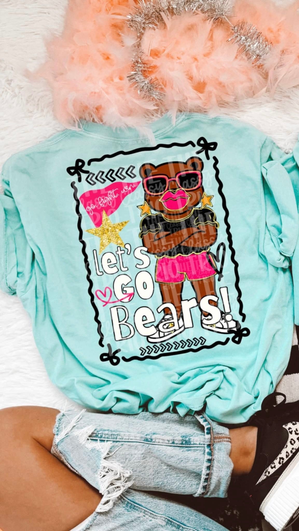 Let’s go mascots frame