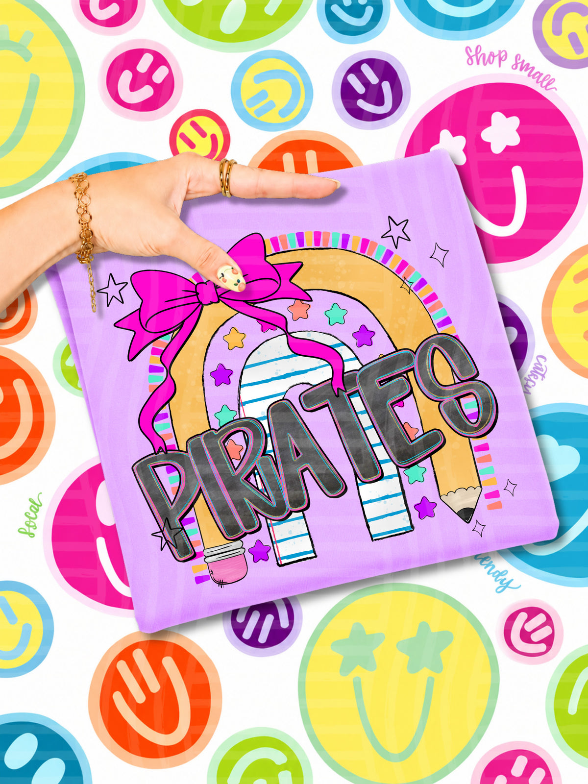 pirates rainbow crayon (CAPLINGER) DTF Transfer