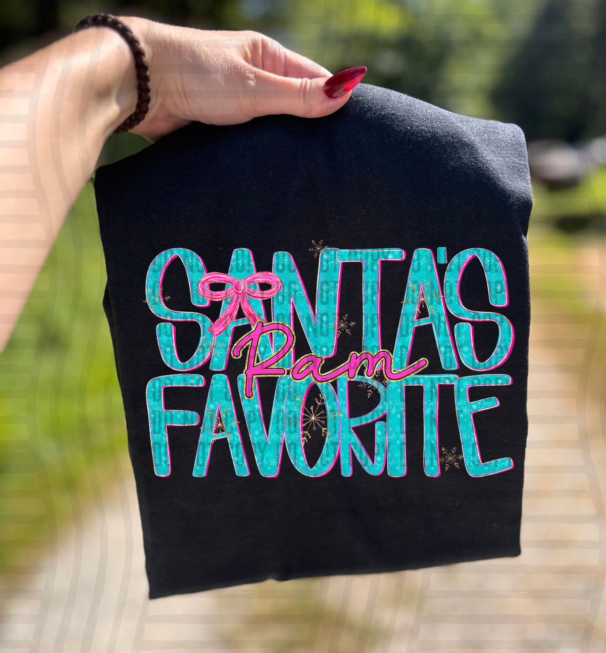 Ram Santas favorite bow (caplinger) DTF transfer