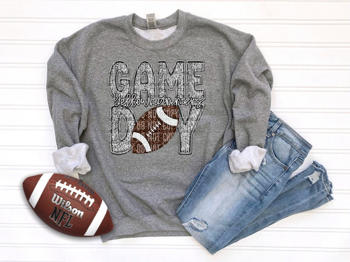 Game day Yellowhammers GREY (Caplinger) DTF transfer
