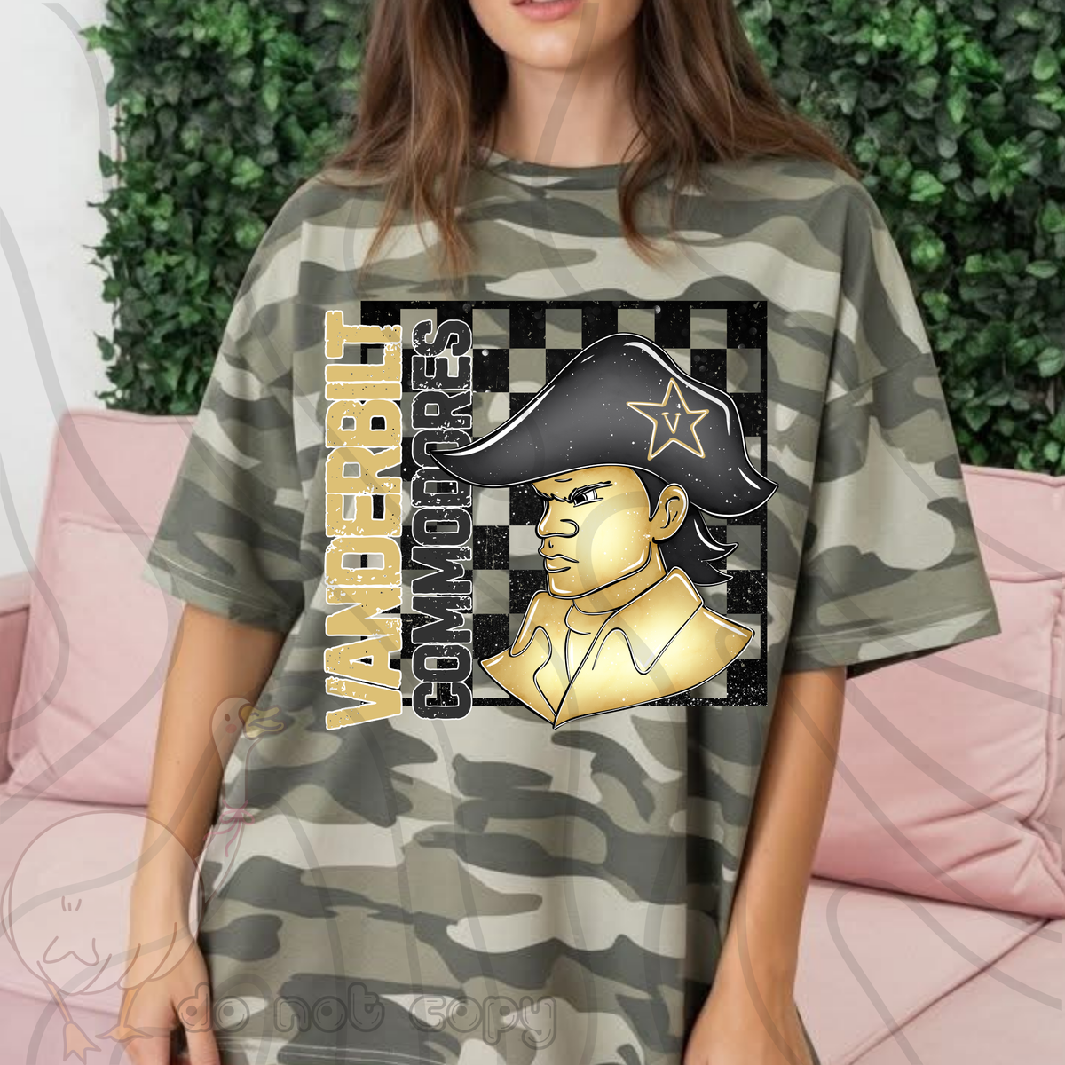 vanderbilt comodores 83 one team one vision (dkdbk) DTF transfer
