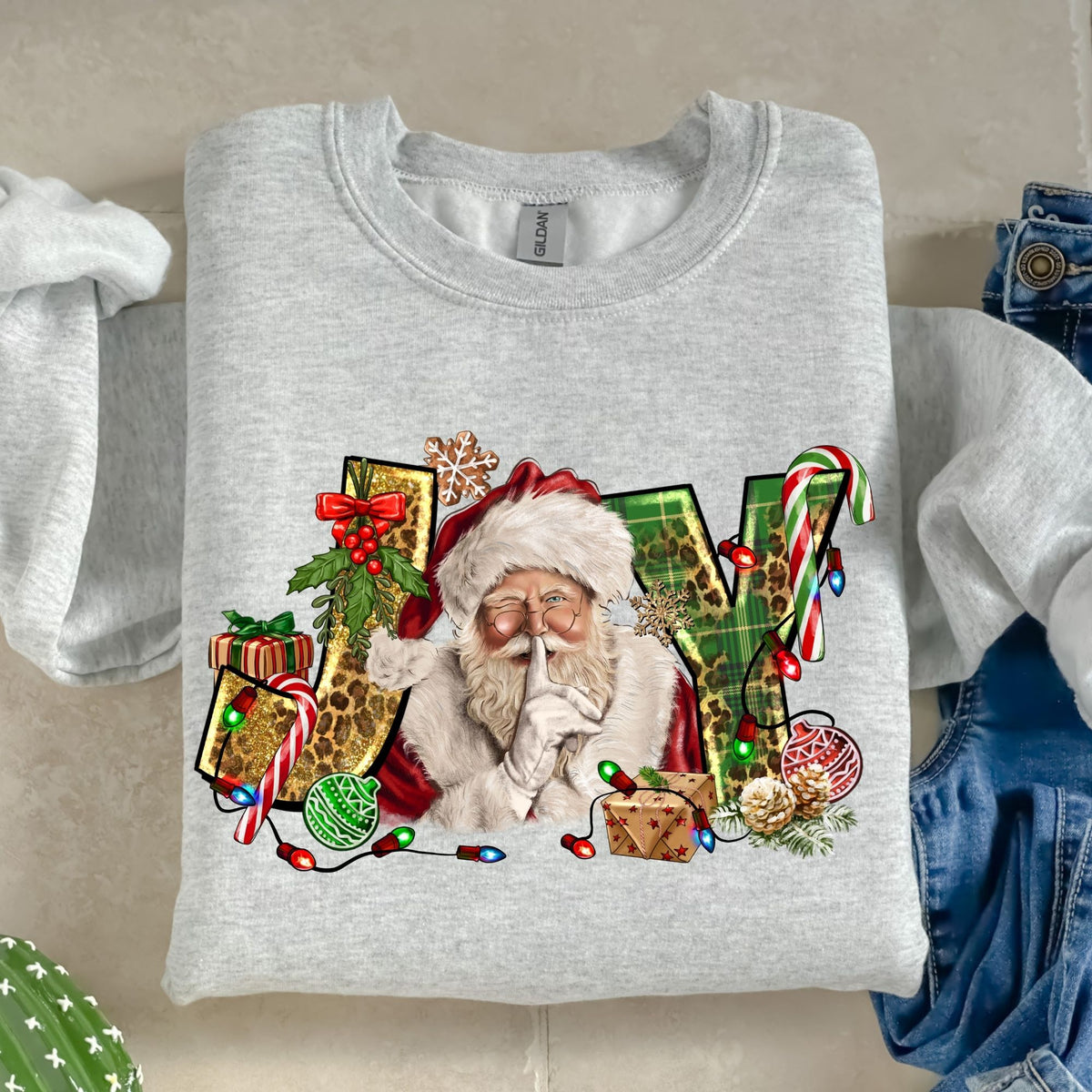 Joy Santa Claus-38656-DTF transfer