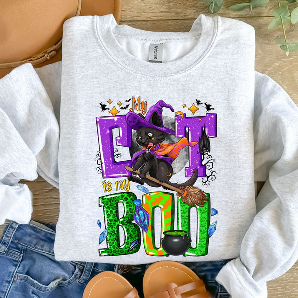 My Cat is my Boo-38362-DTF transfer