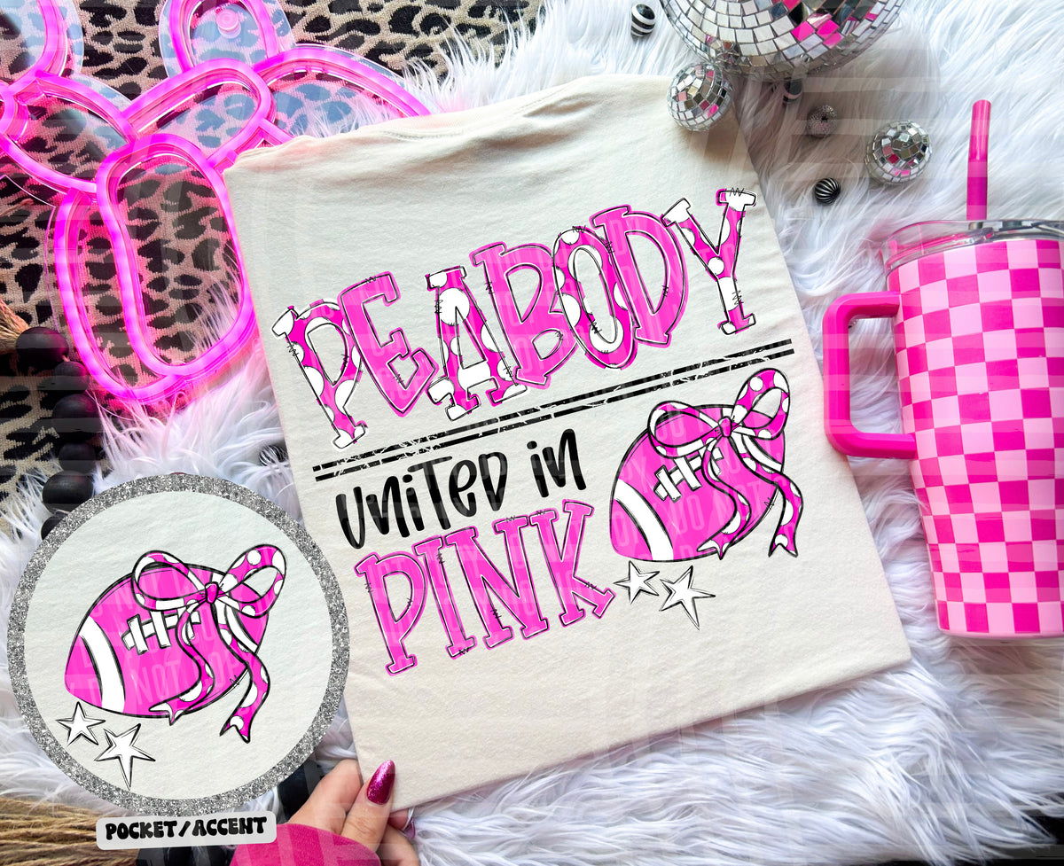 peabody united in pink (caplinger) DTF transfer
