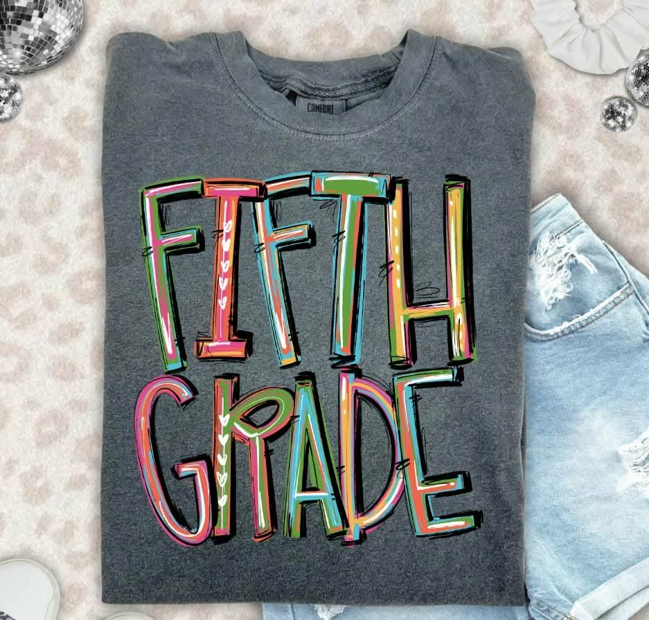 Fifth grade pixie words (S&G) DTF Transfer