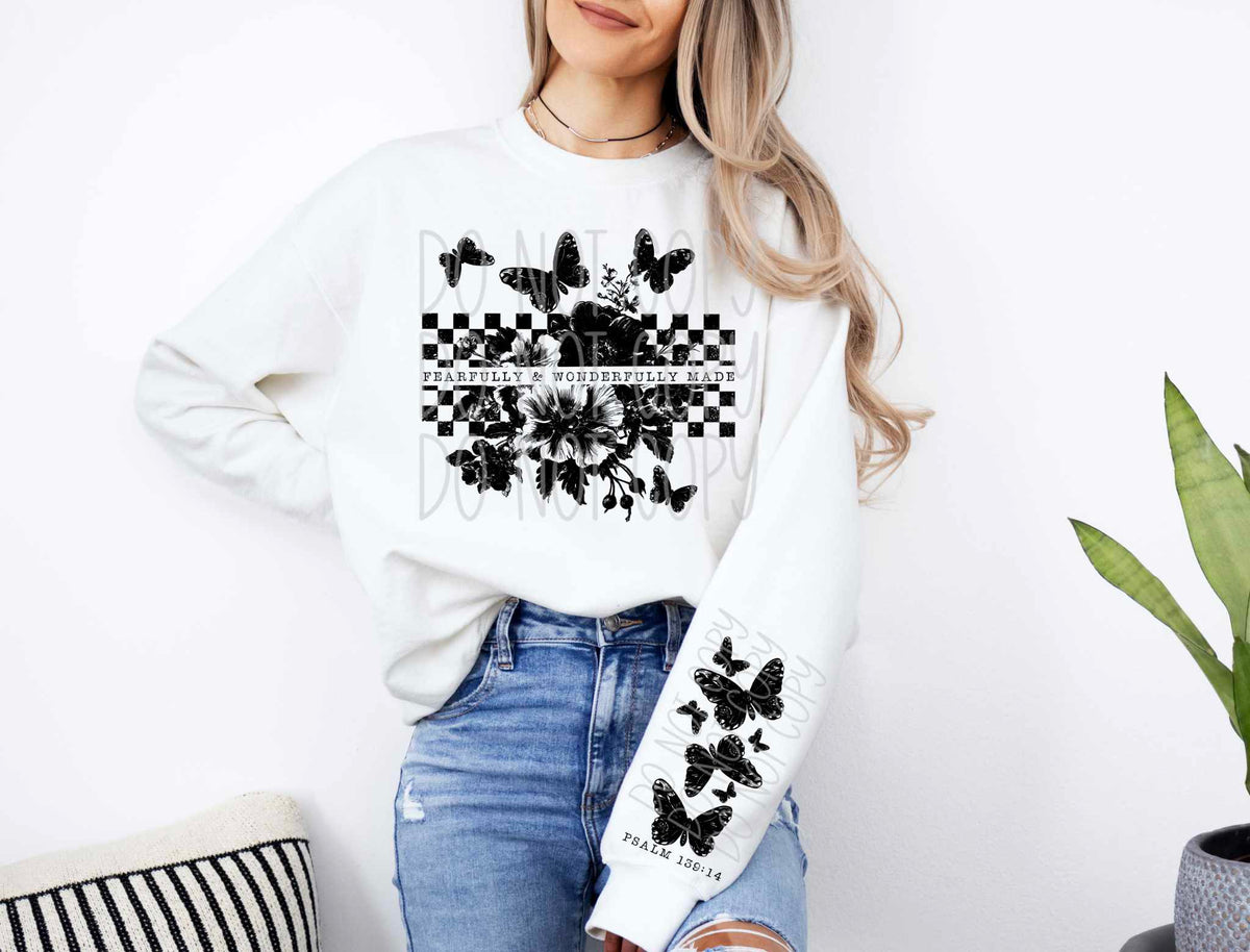 Fearfully and wonderfully made FRONT ONLY (PH) 67675 DTF transfer