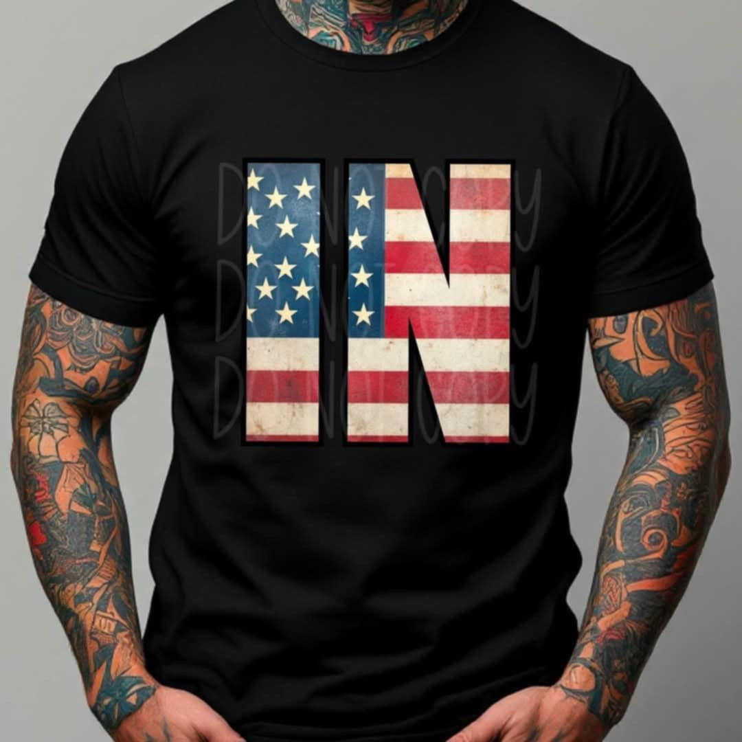 Patriotic States Initials