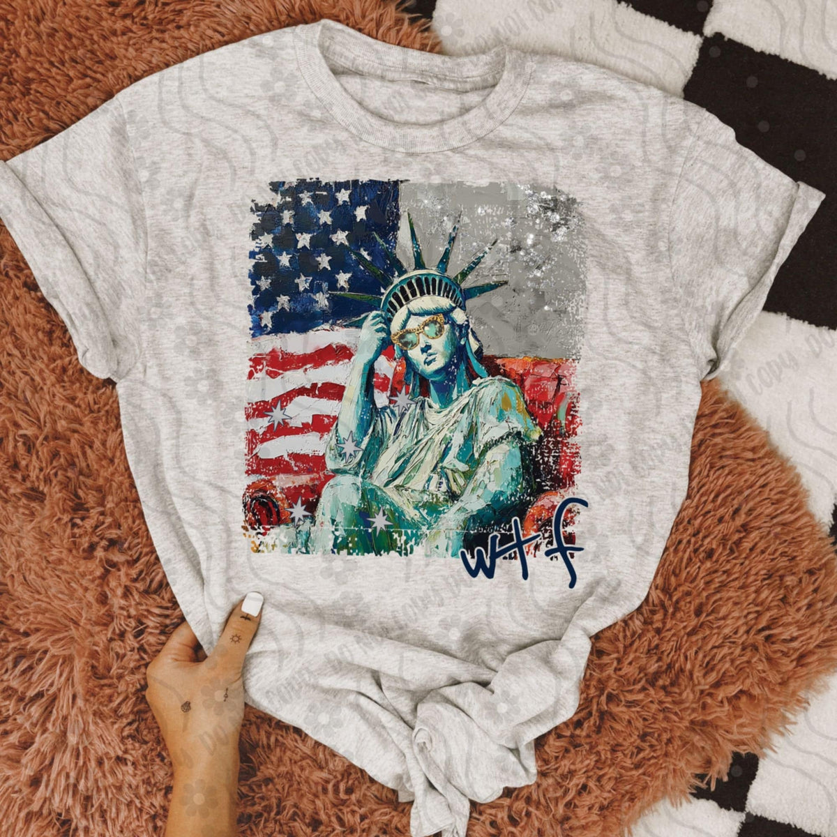 WTF statue (Dyed) 106415 DTF transfer