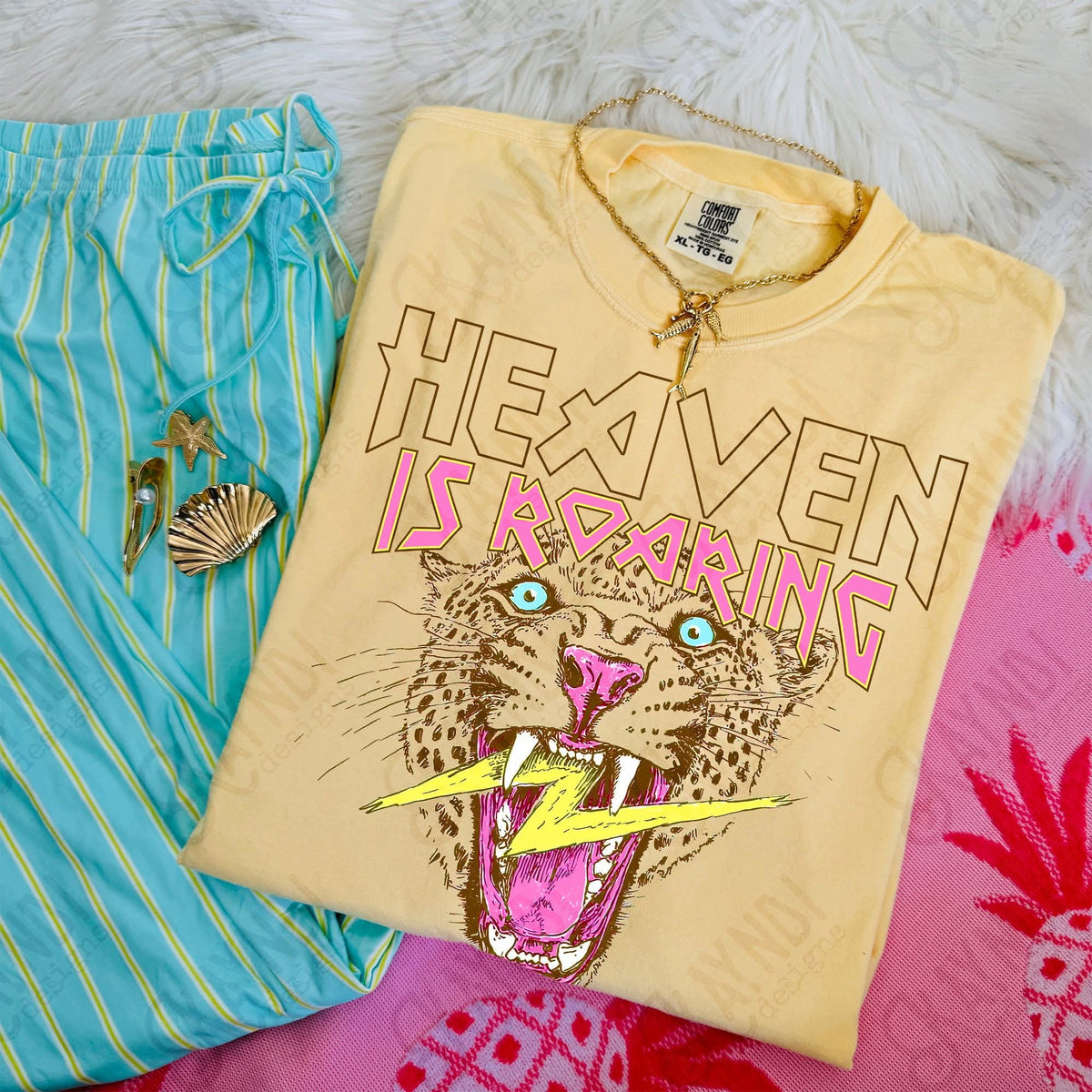 Heaven is roaring Sunday Special DTF transfer