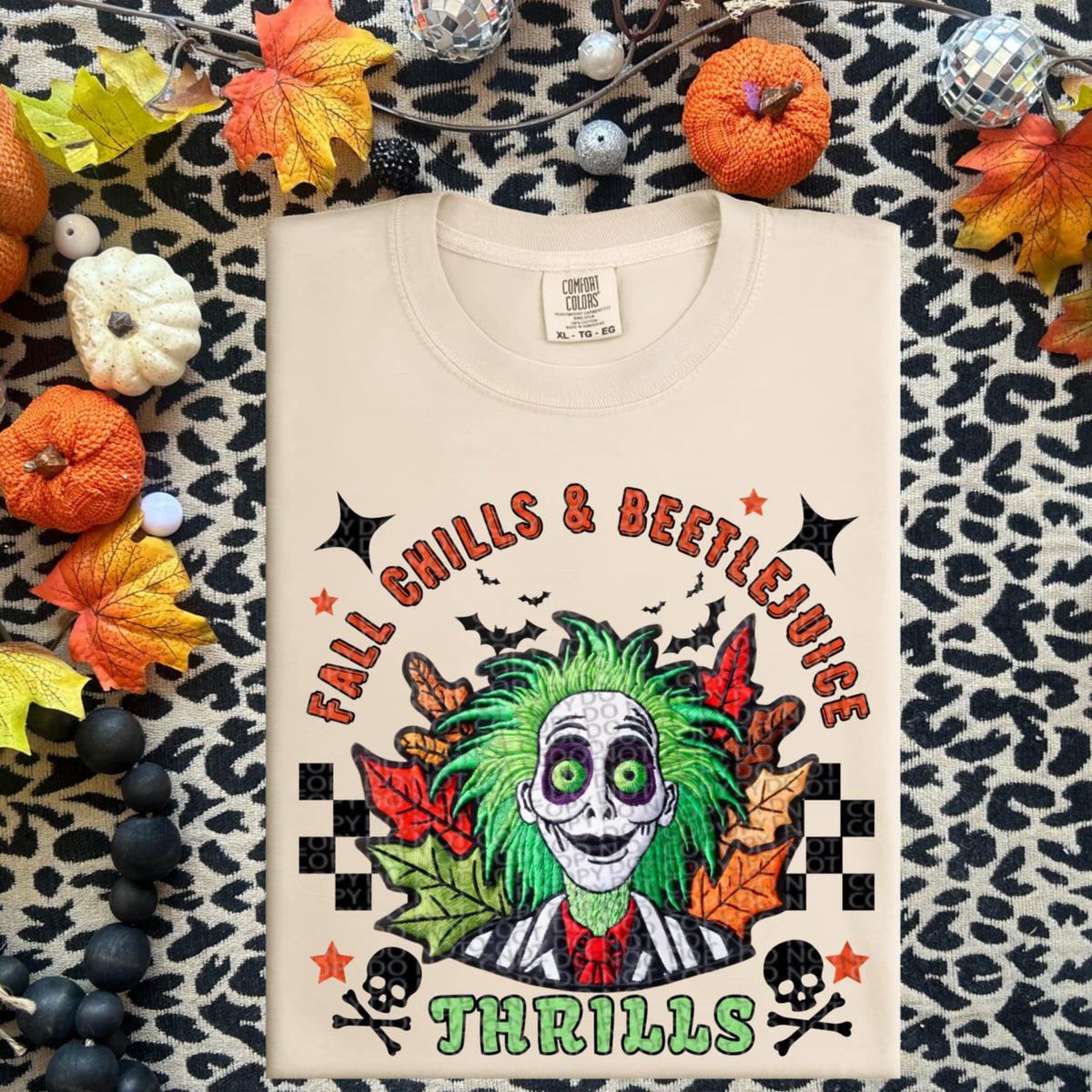 Fall Chills Thrills exclusive DTF transfer