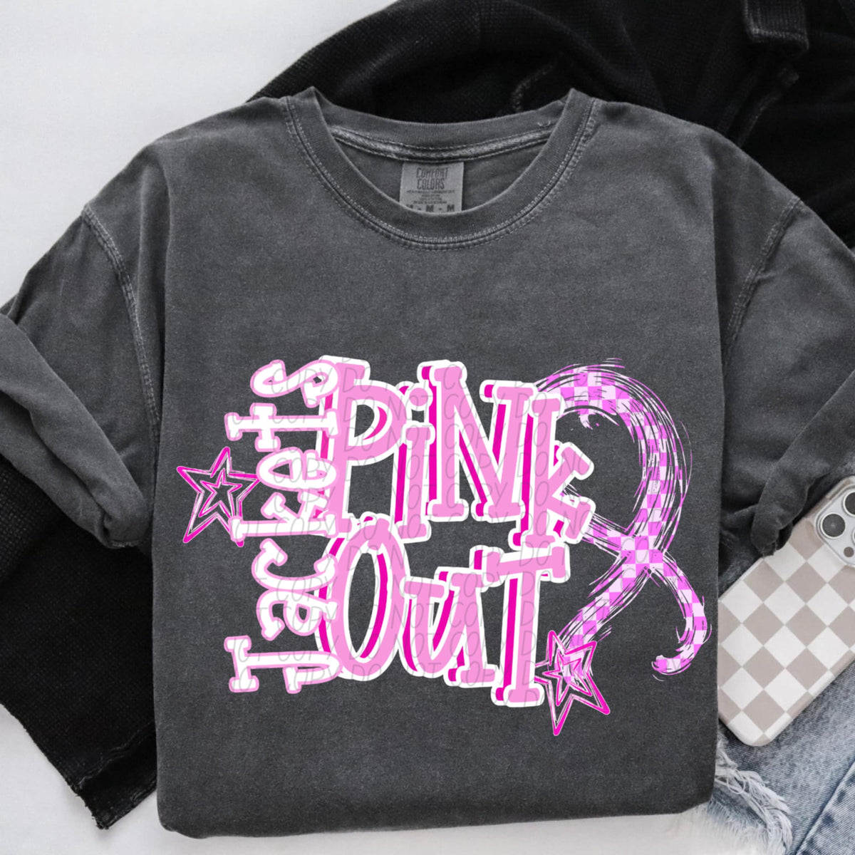 Jackets Pink Out (city) DTF Transfer