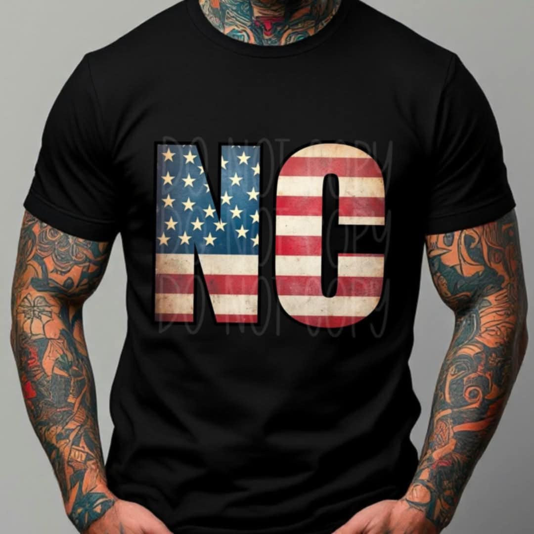 Patriotic States Initials