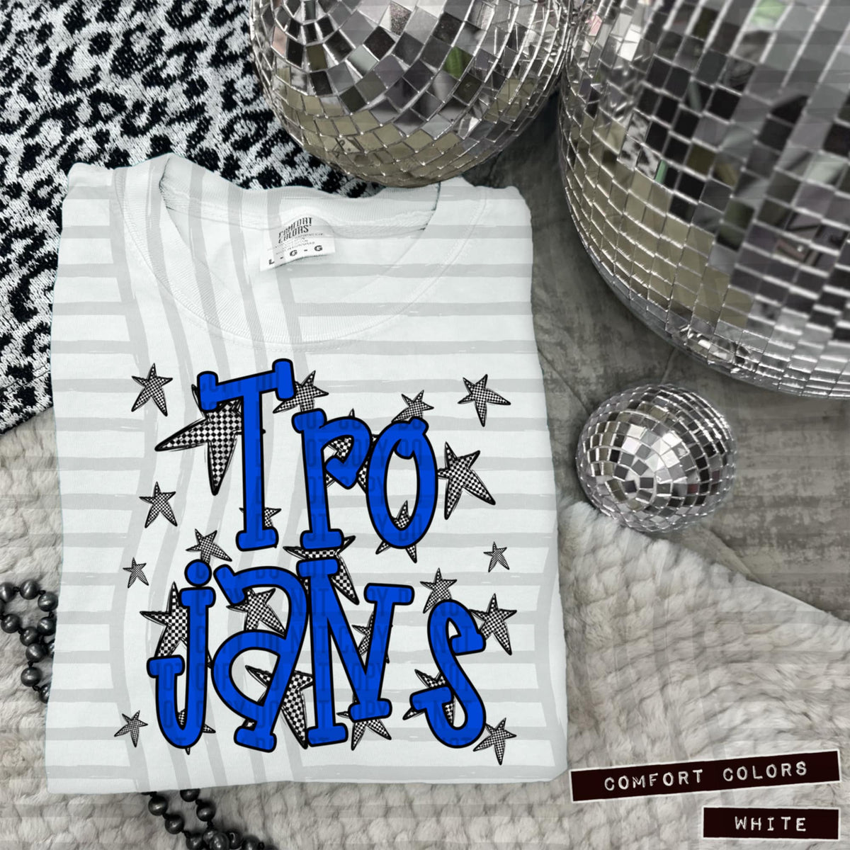 Blue Staggered Mascots (Caplinger)