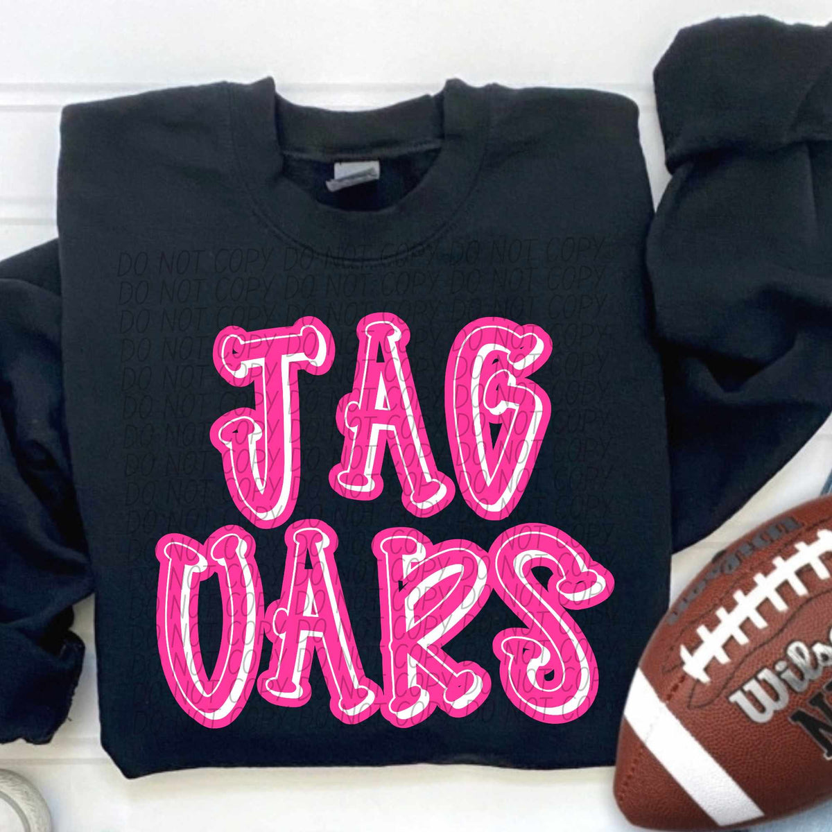 Jaguars hot pink 55329 DTF transfer