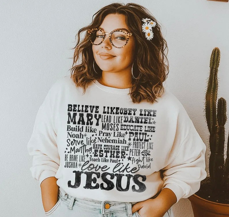 Love like Jesus subway 98619 DTF transfer