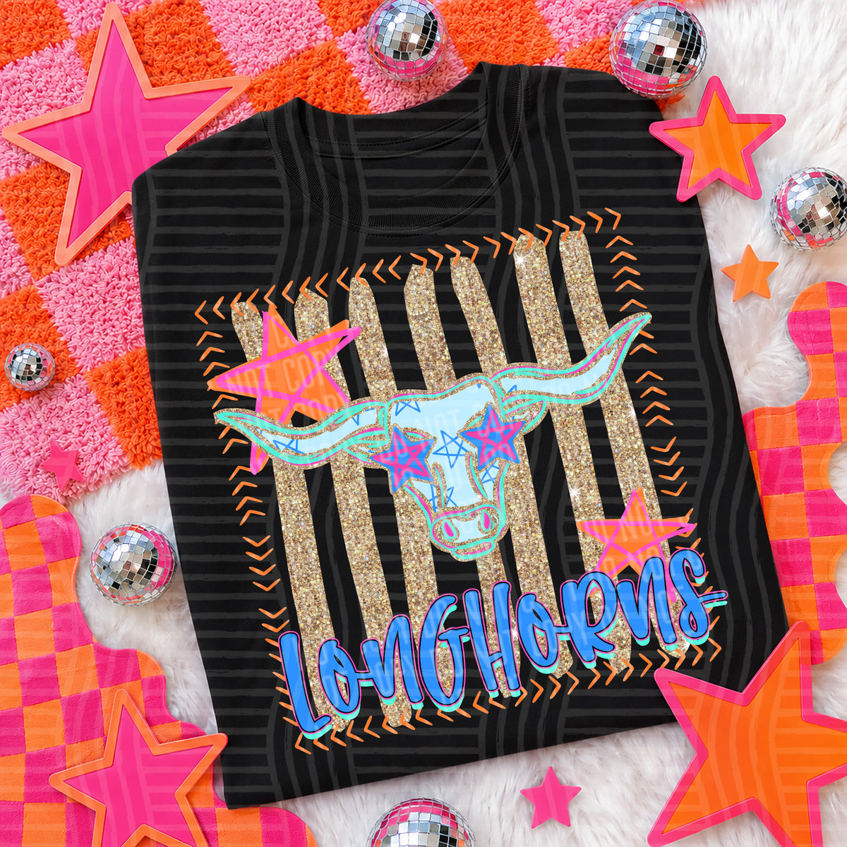 longhorns1 candy pop (caplinger) DTF transfer