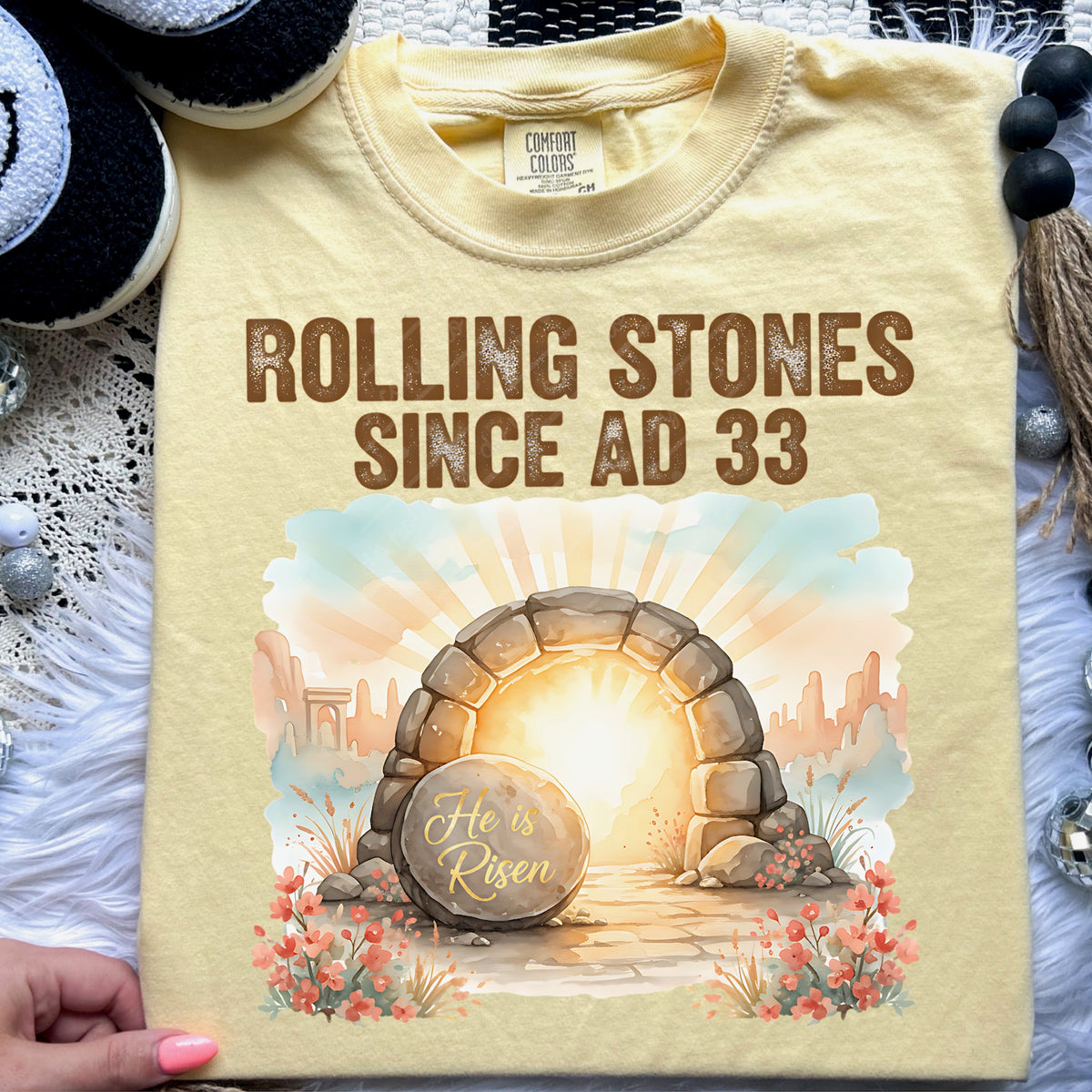 Rolling Stones since ad 33 DTF Transfer
