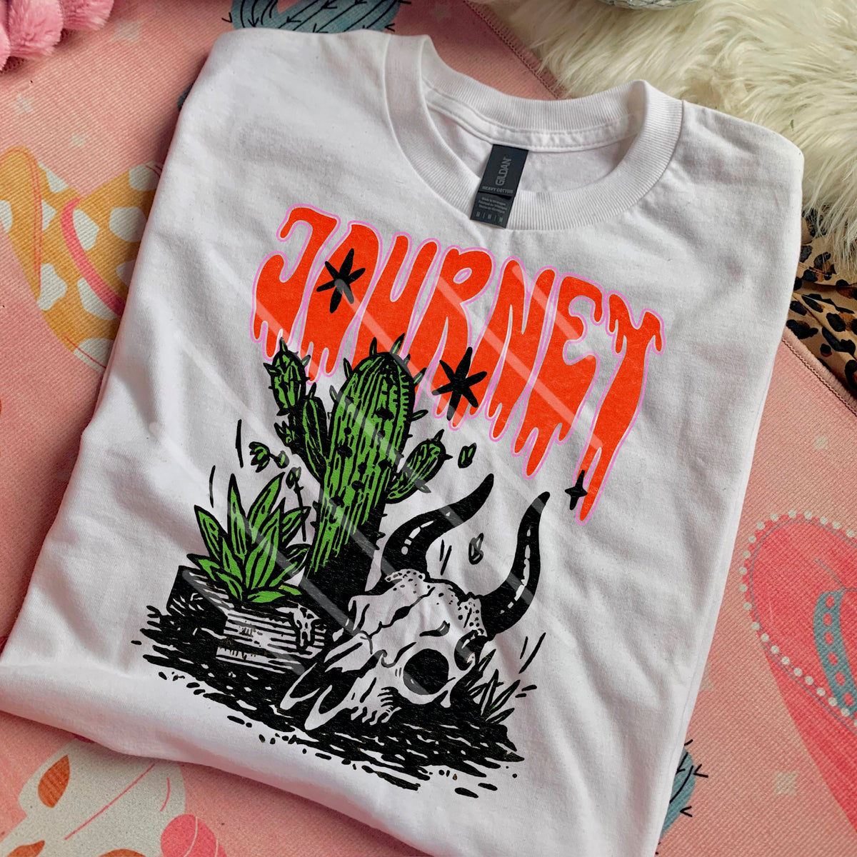 Journ Bull Skull (saved) 110440 DTF transfer