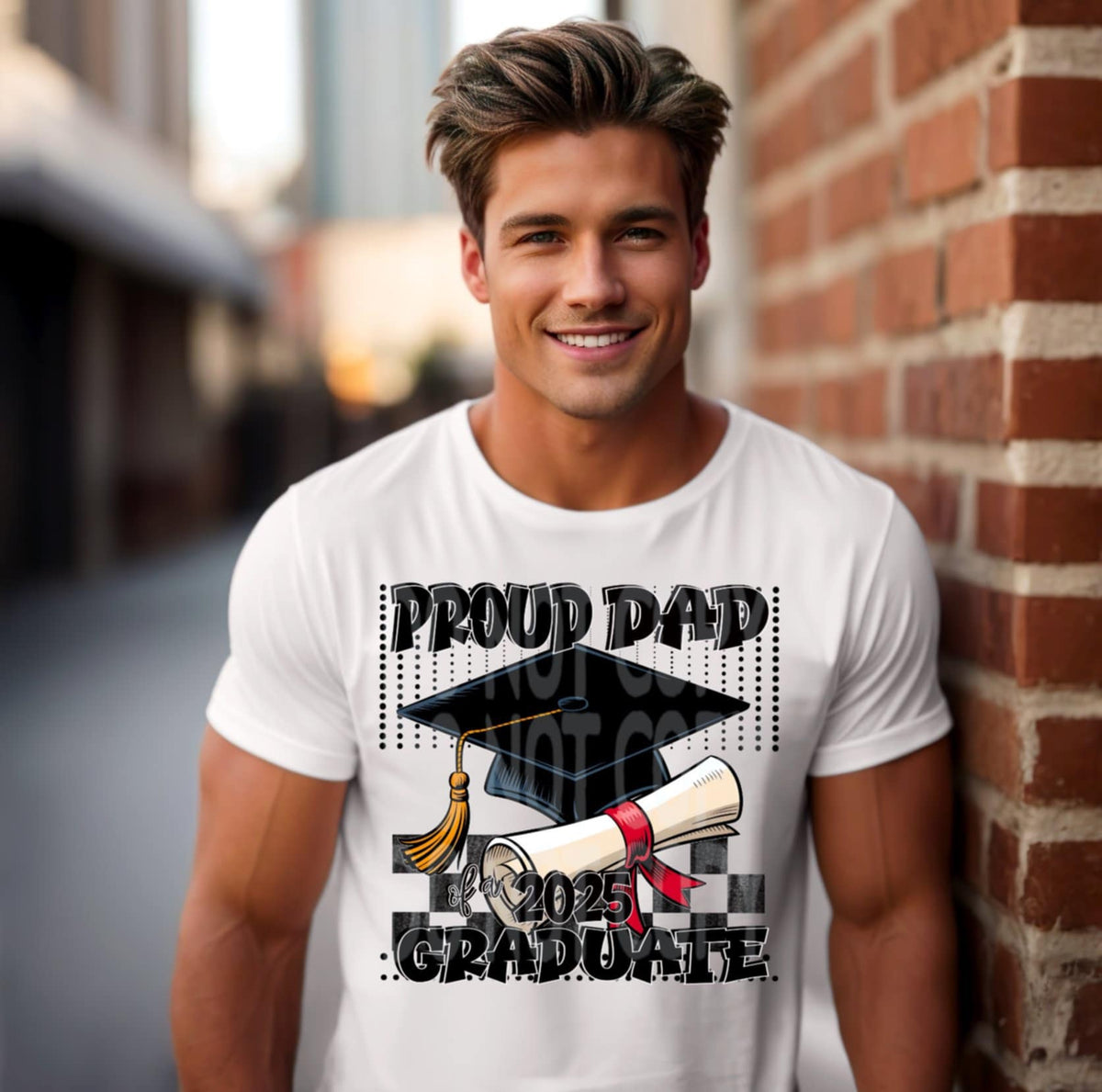 Proud dad 2025 graduate (DD) 99819 DTF transfer