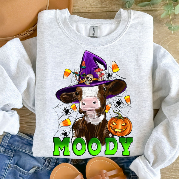 Moody Cow-38363-DTF transfer