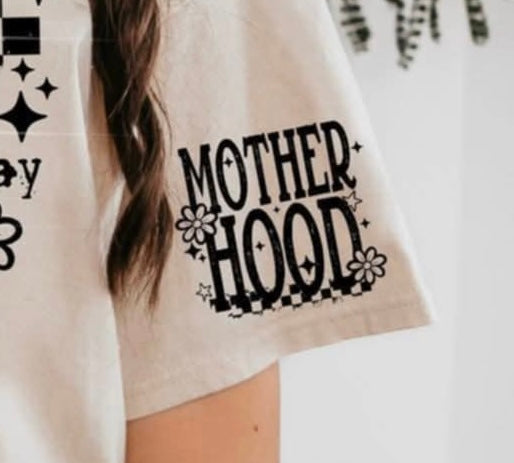 Motherhood pocket BLACK (CSC) 107836 DTF transfer