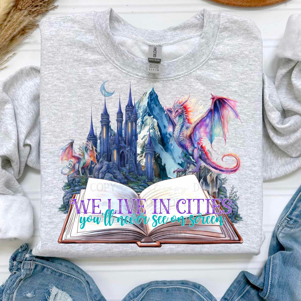 We live in cities you’ll never see in screen (ABD) 60785 DTF transfer