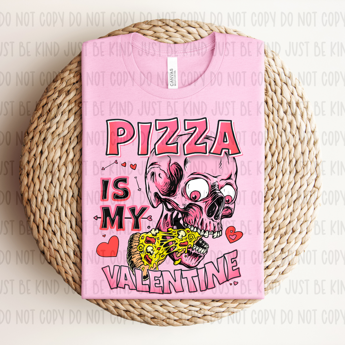 Pizza Is My Valentine (KPI) 72648 DTF Transfer