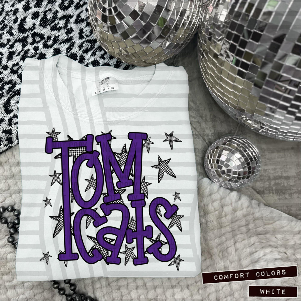 Purple Staggered Mascots (Caplinger)