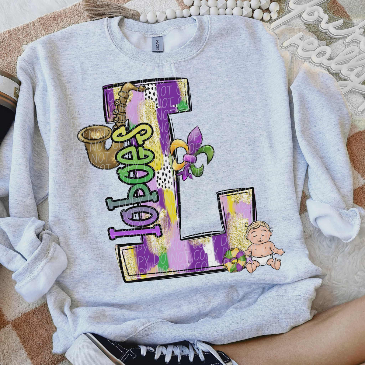 Loboes Mardi Gras (city) DTF Transfer