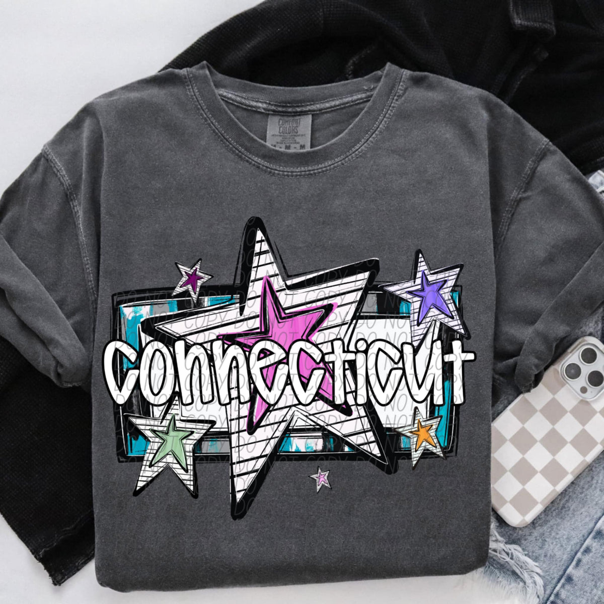 Connecticut stars (CITY) 85389 DTF transfer