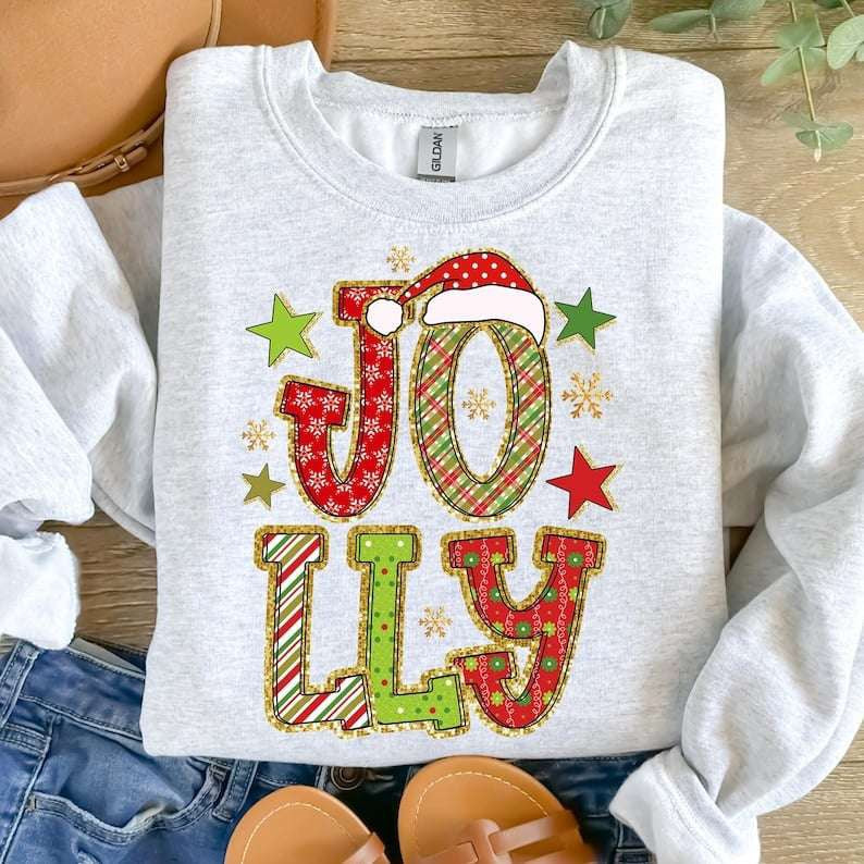 Jolly red and green 67929 DTF transfer