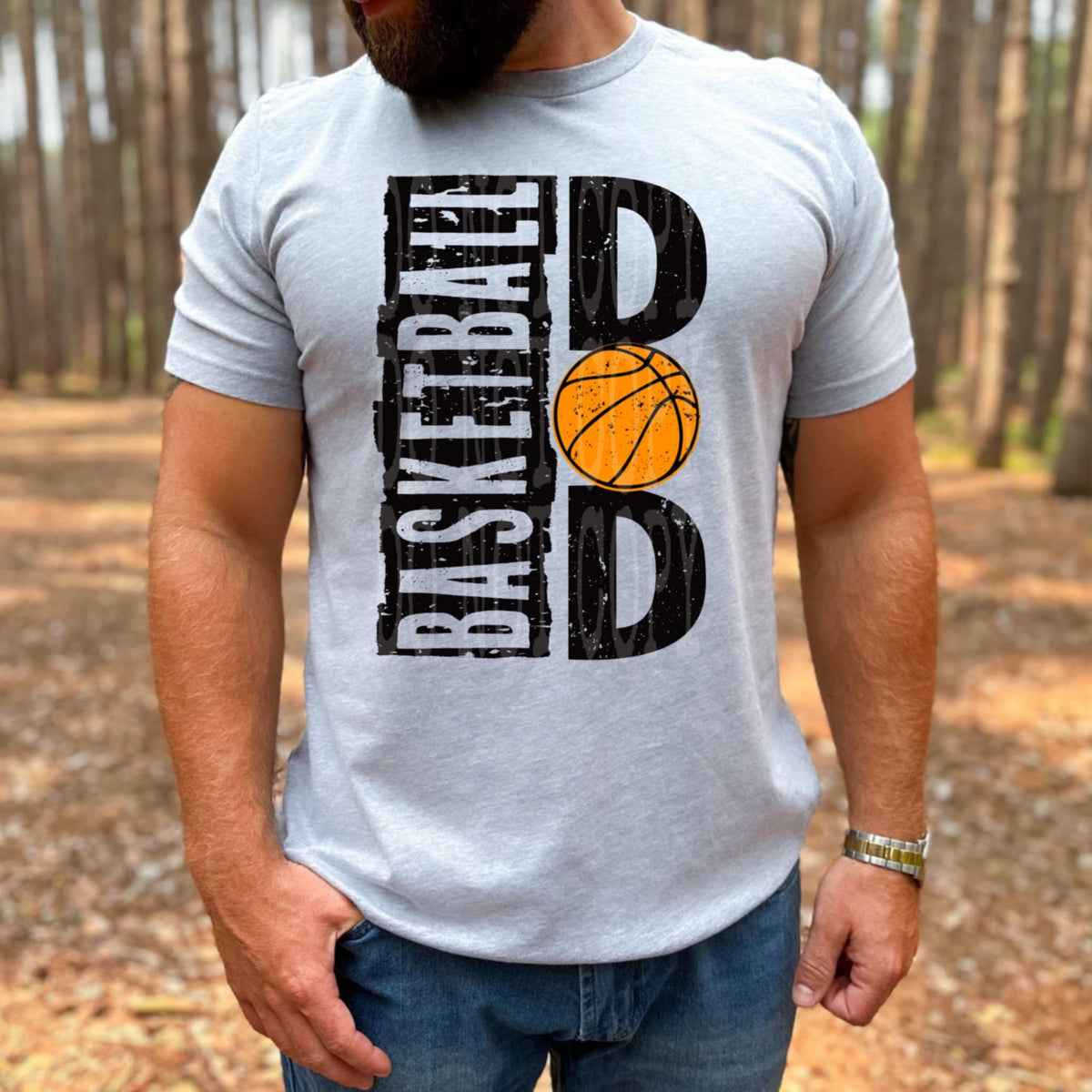 Basketball dad vertical (DD) 87366 DTF transfer
