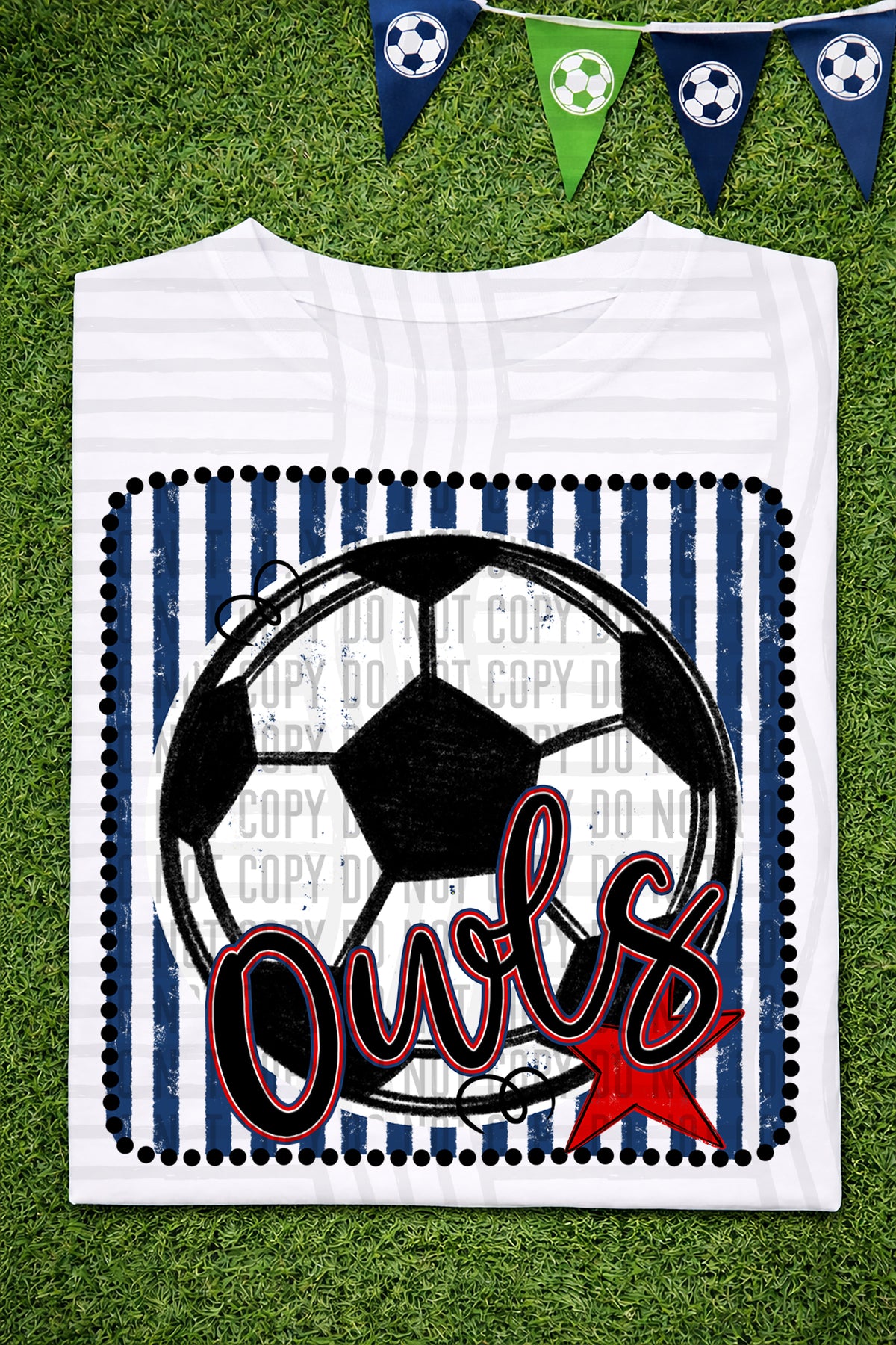 Owls RWB Framed (Caplinger) DTF transfer