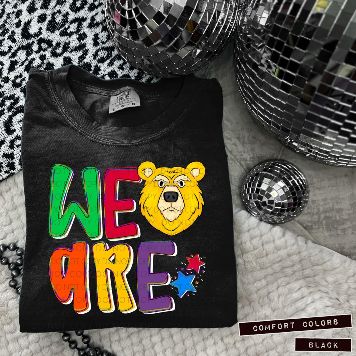 We are bears yellow (Caplinger) 100858 DTF transfer