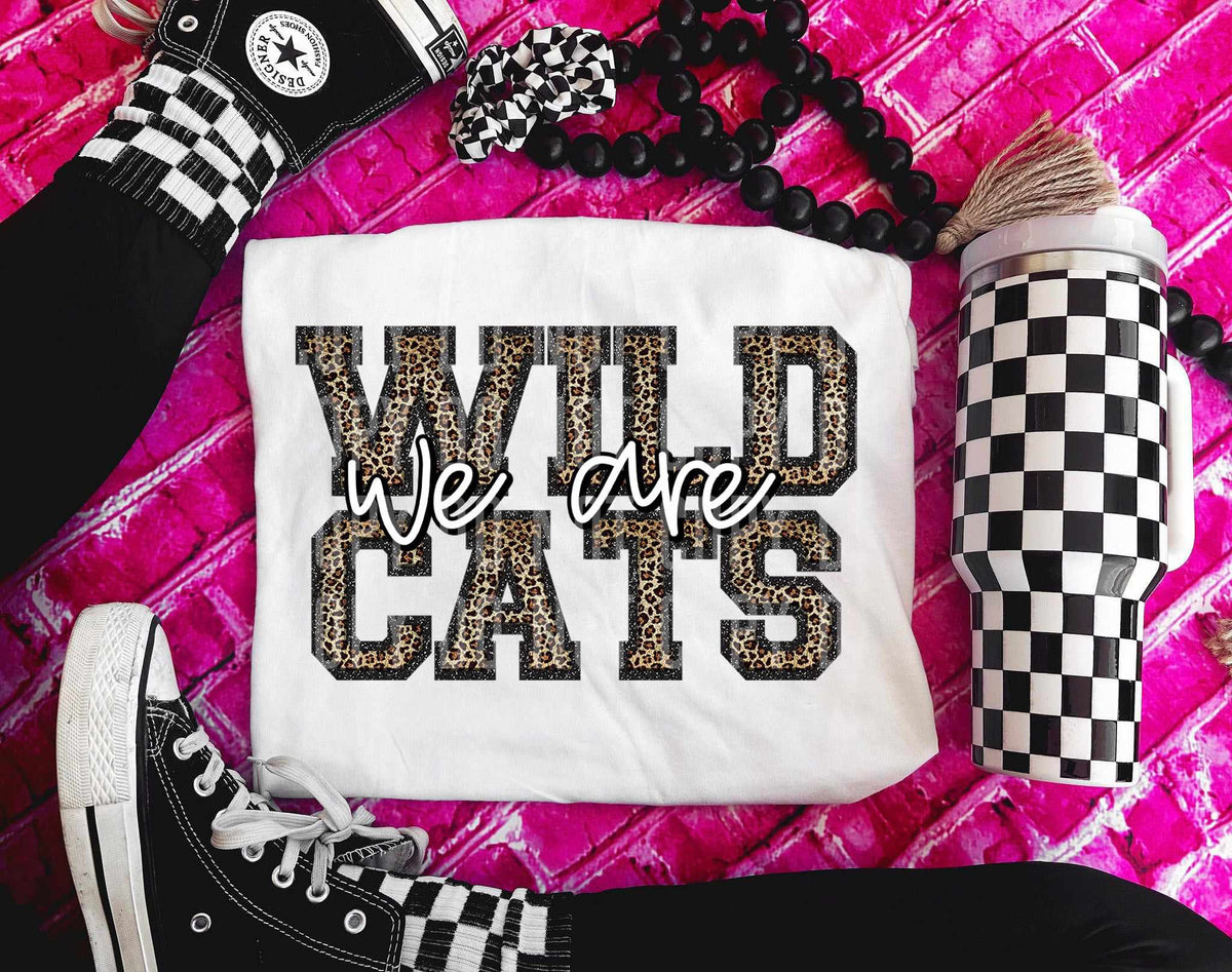 We are wildcats leopard filled (caplinger) 70954 DTF transfer