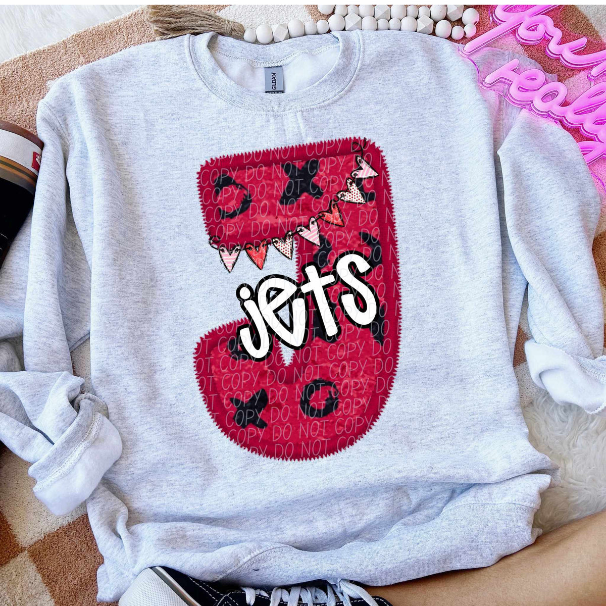 J jets valentine (CITY) 77916 DTF transfer