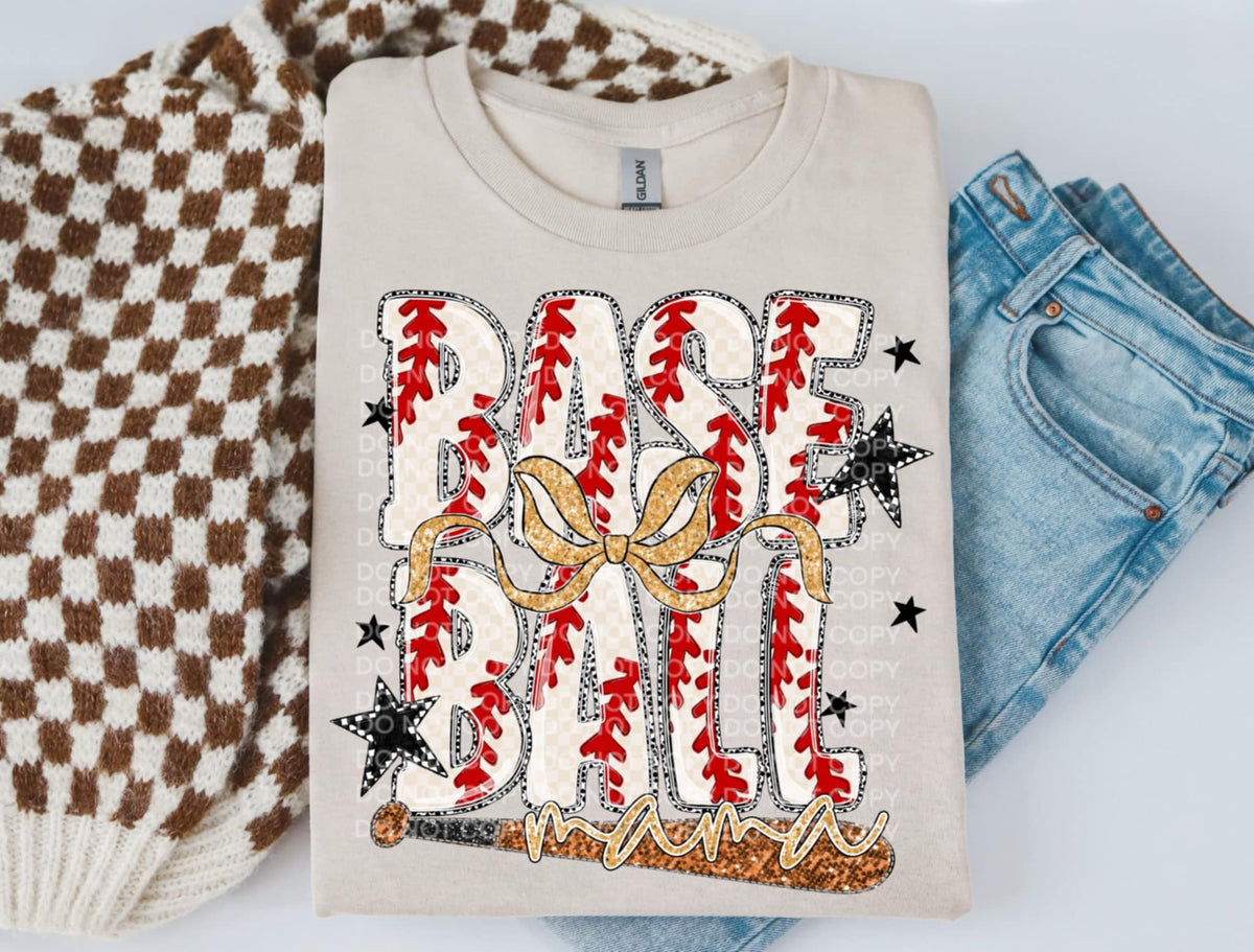 Baseball mama (SCG) 92254 DTF transfer