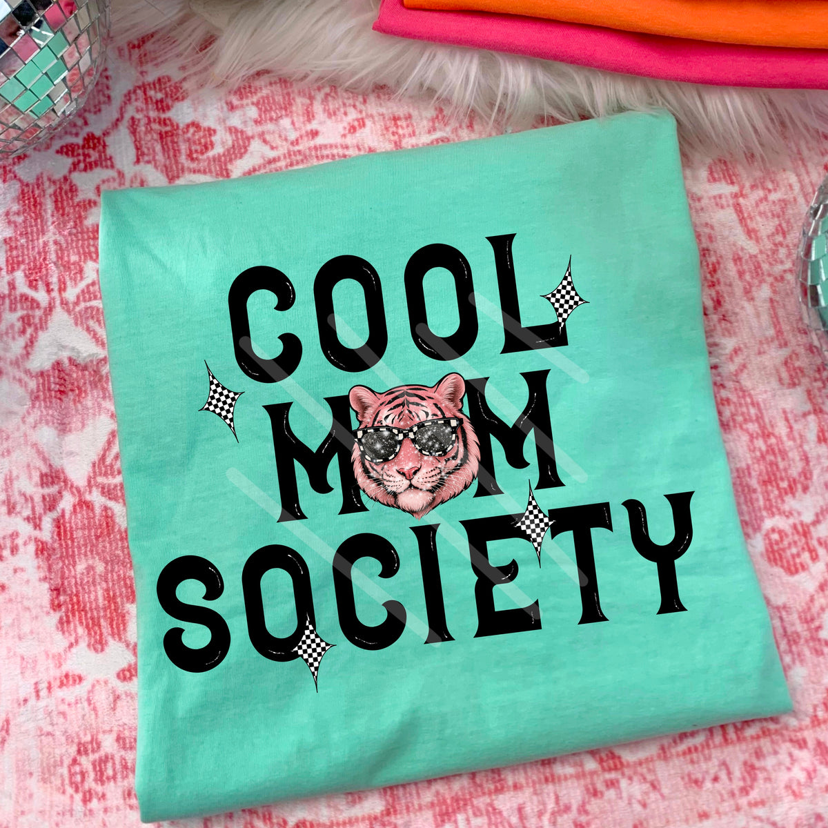 Cool Mom Society Tiger 110723 DTF transfer